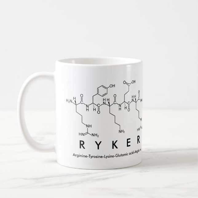 Mug du nom du peptide Ryker (Gauche)
