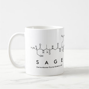 Mug du nom du peptide Sage