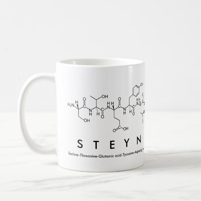 Mug du nom du peptide Steyn (Gauche)