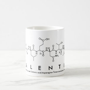 Mug du nom du peptide Valentin