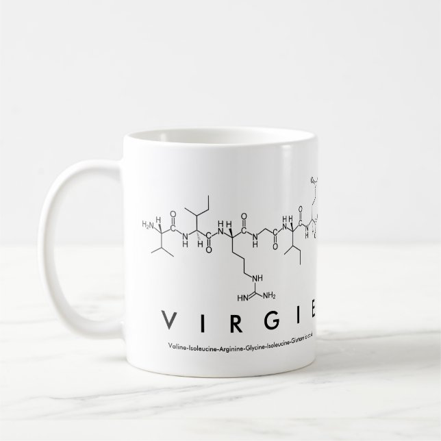 Mug du nom du peptide virgie (Gauche)