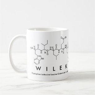 Mug du nom du peptide Wilek