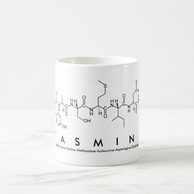 Mug du nom du peptide Yasmine (Centre)