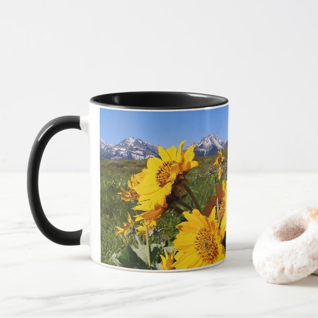 Mug du parc national des Lacs-Waterton (Avec donut)