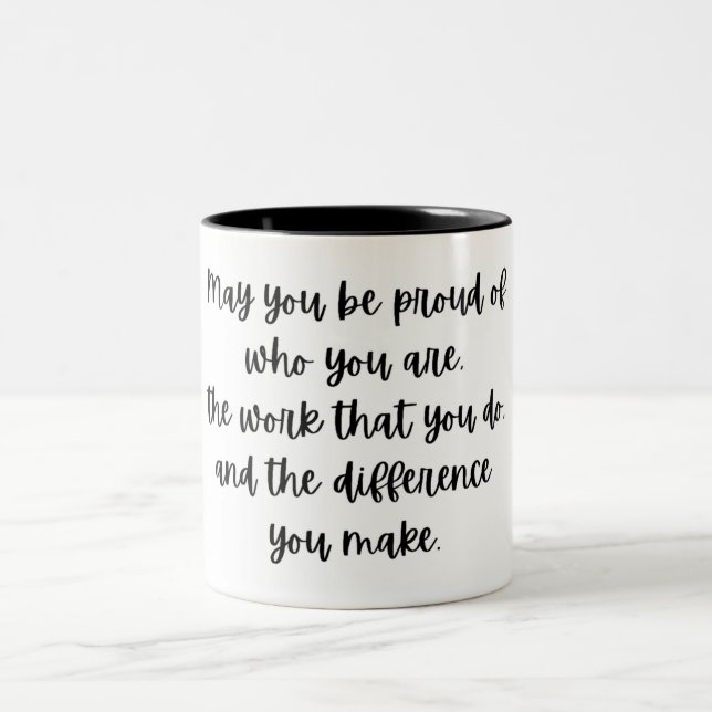 Mug du thérapeute, Cadeau du travailleur social, C (Centre)