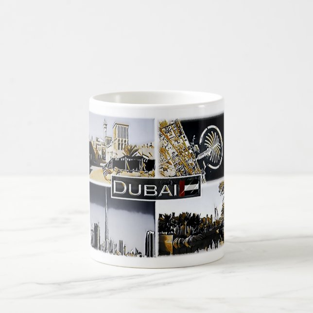 Mug Dubaï - Emirats Arabes Unis - Mosaic - (Centre)
