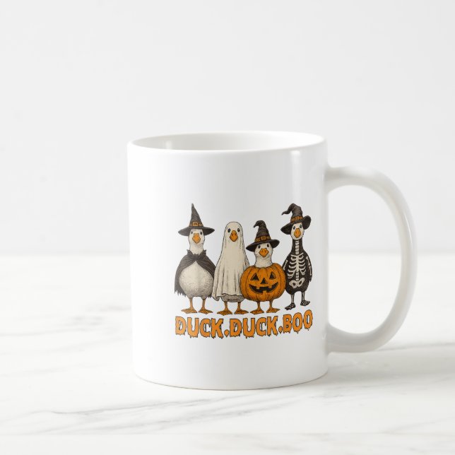 Mug Duck Boo Funny Cute Soky Halloween Famille Goose P (Droite)
