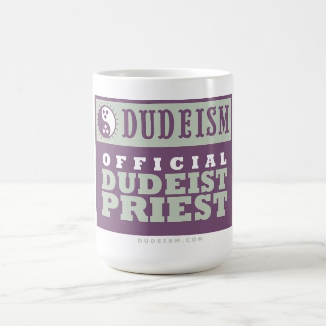 Mug Dudéisme Prêtre Dudéiste officiel Musique (Centre)