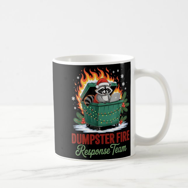 Mug Dumpster Fire Resnse Team Leader Christmas  (Droite)