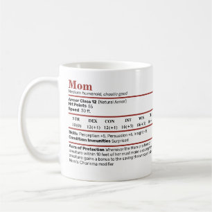 Mug Dungeons & Dragons Maman Stat Block