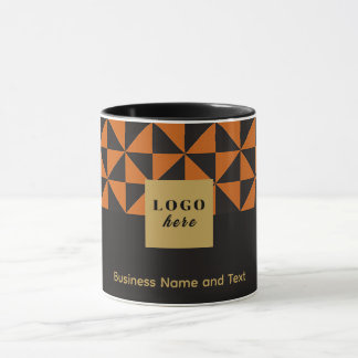 Mug Duo noir et orange brûlé - Journal d'affaires