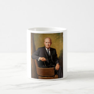 Mug Dwight Eisenhower Président Portrait de la Maison