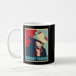 Mug Dwight Yoakam Retro Hope Style Cadeau Pour Fans.pn