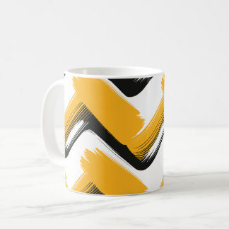 Mug Dynamic Brushstroke Wave Pattern