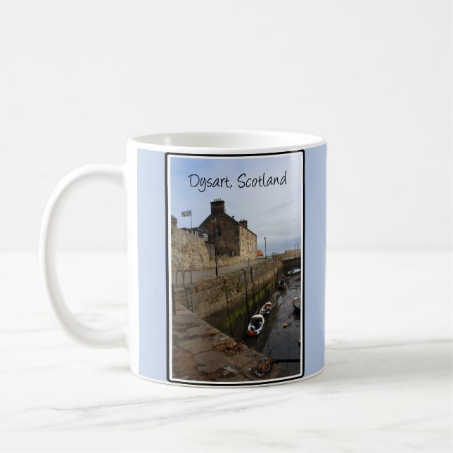 Mug Dysart Harbour, Fife Coast, Écosse (Gauche)