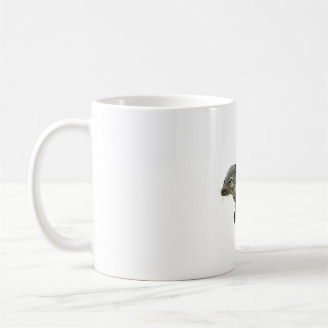 Mug E est pour Eurasian Otter (Gauche)