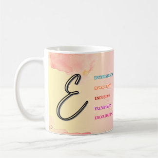 Mug "E" initial (11oz)