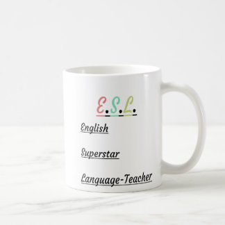 Mug E.S.L.Funny : Enseignant de langues en anglais Sup