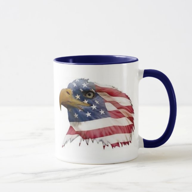 Mug Eagle et drapeau (Droite)