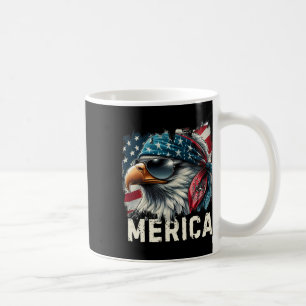Mug Eagle Mullet Lunettes Merica 4 Juillet États-Unis
