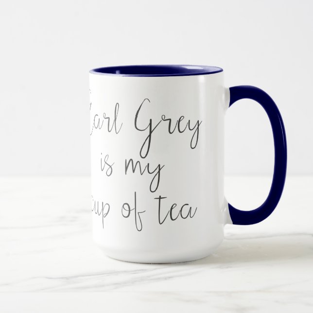 Mug Earl Grey est ma coupe de thé| Amateurs de thé (Droite)