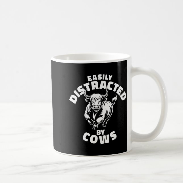 Mug Easily Distracted By Cows Western Highland Cow  (Droite)