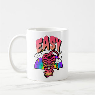 Mug EASY Tiger Classic – Rétro Arc-en-ciel Fier et