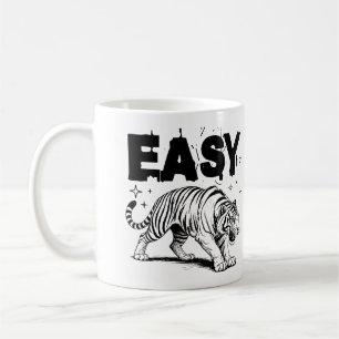 Mug Easy Tiger Retro Wild Amoureux des animaux
