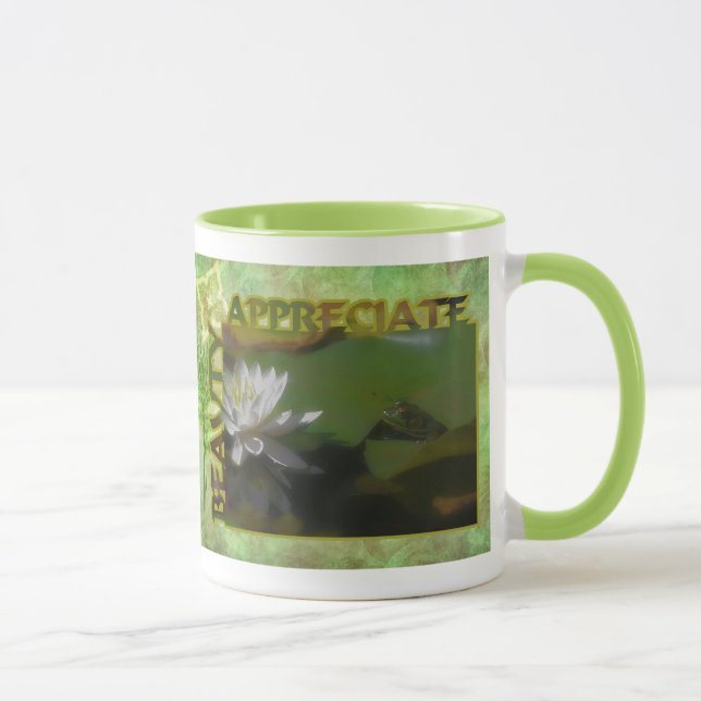 Mug Eau de grenouille Lily Beauté Inspiration (Droite)
