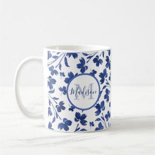 Mug Eau d'Indigo - tiges de fleurs