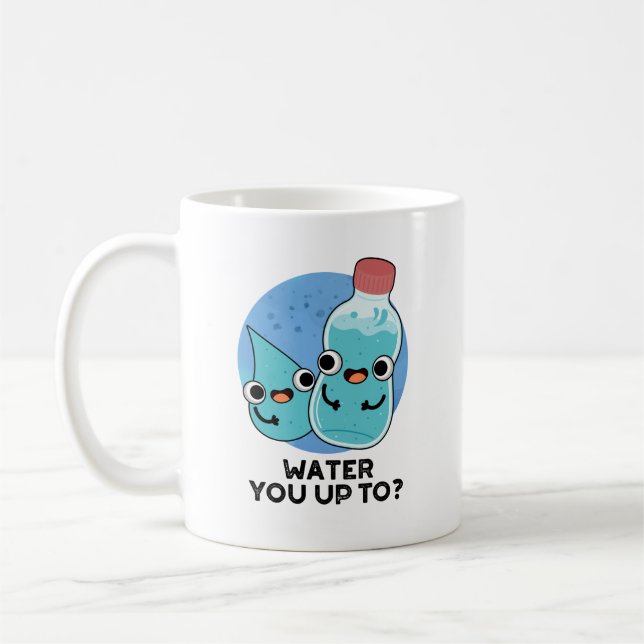 Mug Eau Vous Jusqu'À Funky Water Pun (Gauche)