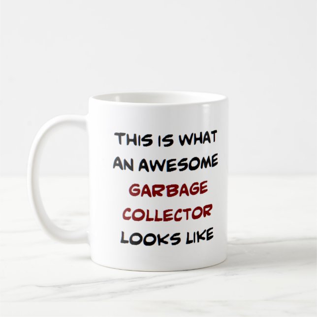 Mug éboueur, génial (Gauche)