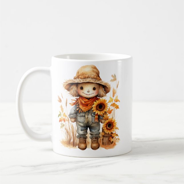Mug Écart avec tournesol (Gauche)