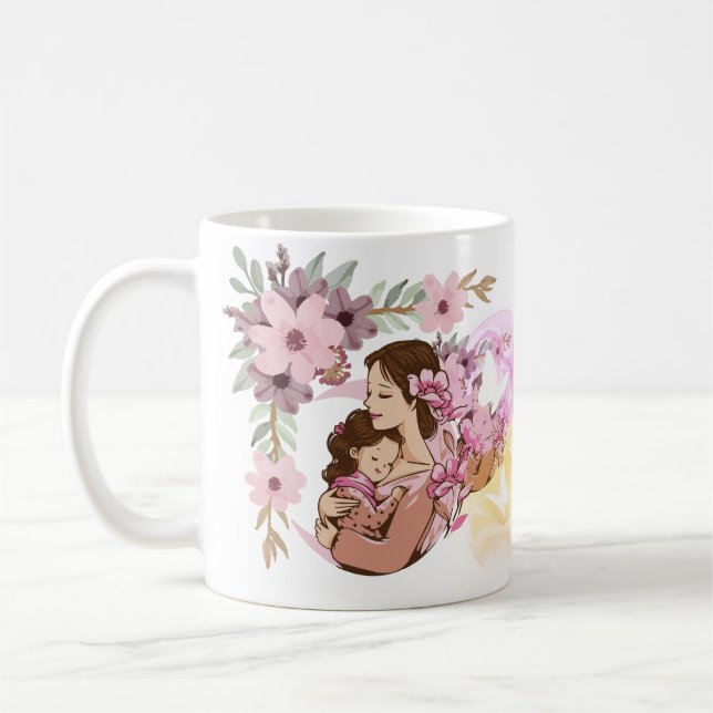 MUG ECC,MARIPOSAS LUMINOSA, TAZA TULIPAN (Gauche)