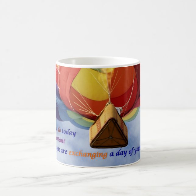 Mug Échange d'une journée de votre bouillie de café (Centre)