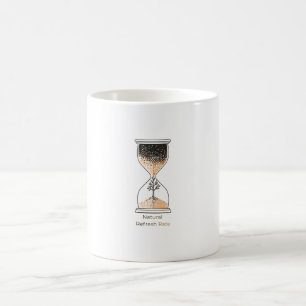 Mug Échanger des pixels contre des pétales - Sablier m