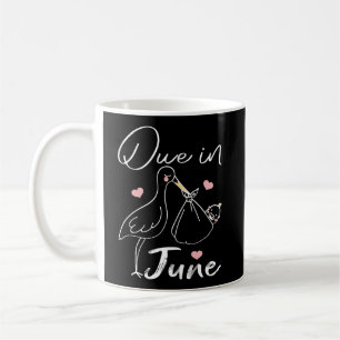 Mug Échéance En Juin Drôle Swan Portant Un Nouvel Enfa