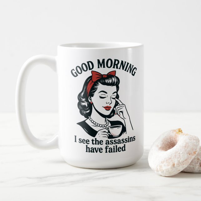 Mug Échec des Assassins du bon matin (Avec donut)
