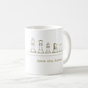 Mug Échecs Gens Una Sumus