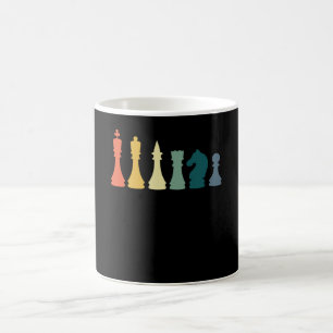 Mug Échecs vintages Tee Retro Design d'échecs - Éch