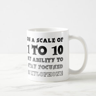Mug Échelle De 1 À 10 Masse Drôle Ciblée