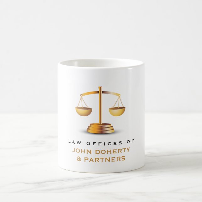 Mug Échelles classiques de justice | Bureau du droit (Centre)