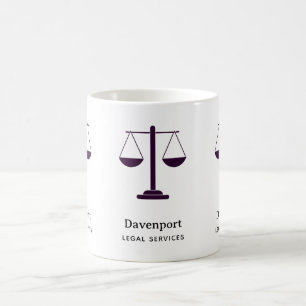 Mug Échelles de Justice Services Juridiques Symbole En