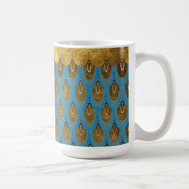 Mug Echelles de Parties scintillant de sirène Gold Shi (Droite)