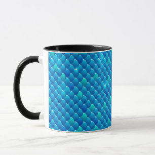 Mug échelles de poissons de rivière