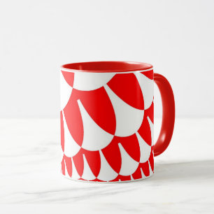 Mug Échelles rouges et blanches