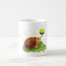 echidna mignon de bande dessinée