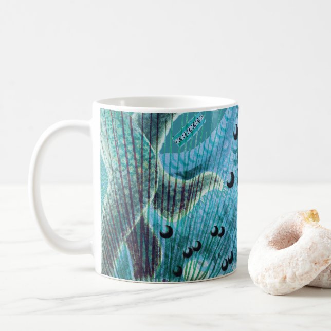 Mug Échinodermes Blue Great Barrier Reef | VINTAGE (Avec donut)