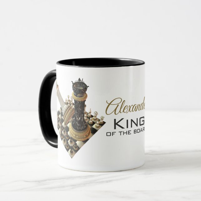 Mug Échiquier de champion d'échecs (Devant gauche)