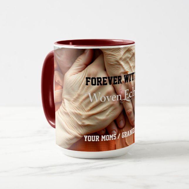 Mug Échos tissés Mains (Devant gauche)